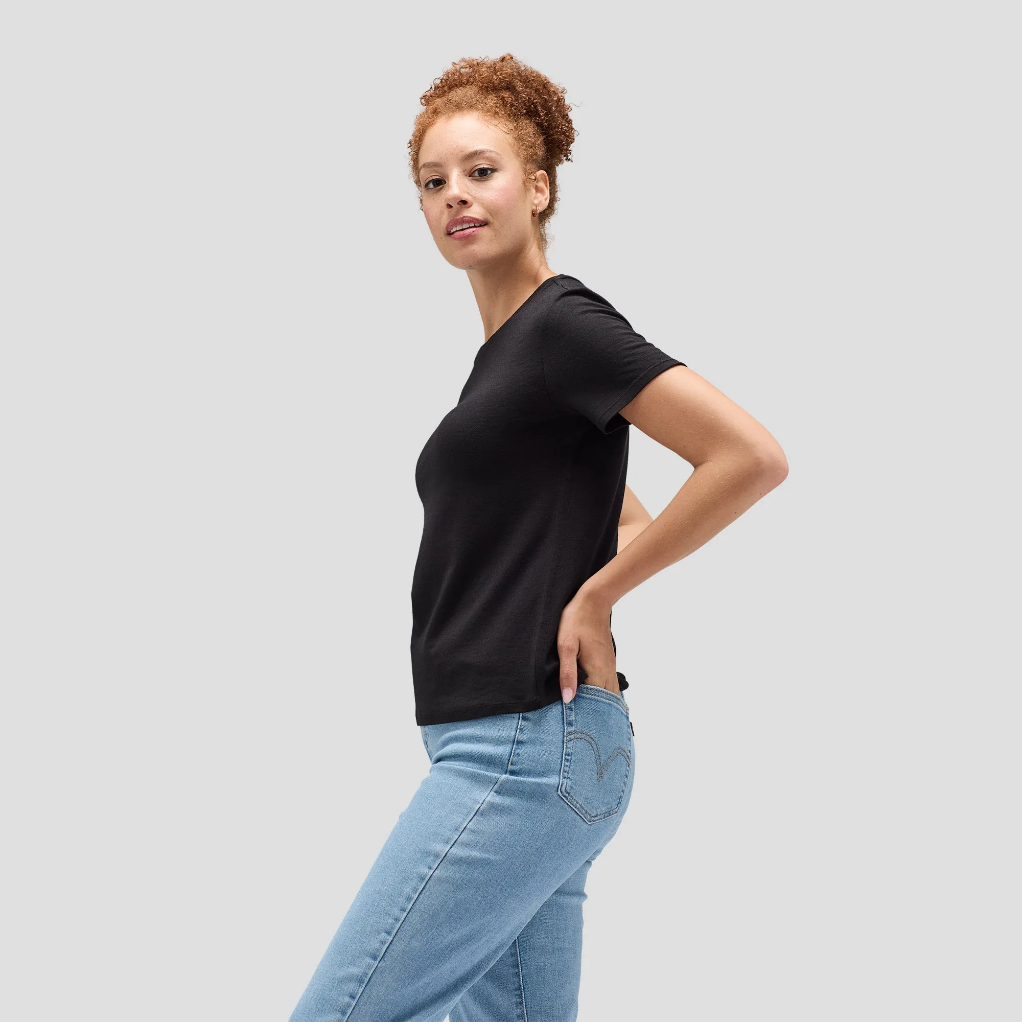 Women's Merino Crew Neck T-Shirt