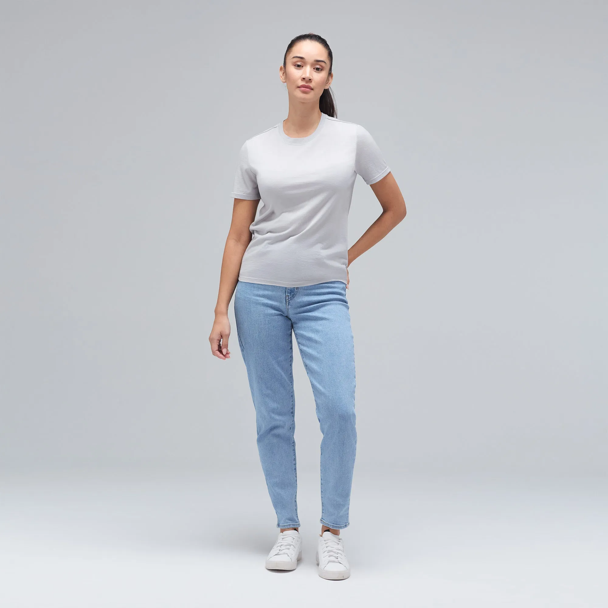 Women's Merino Crew Neck T-Shirt