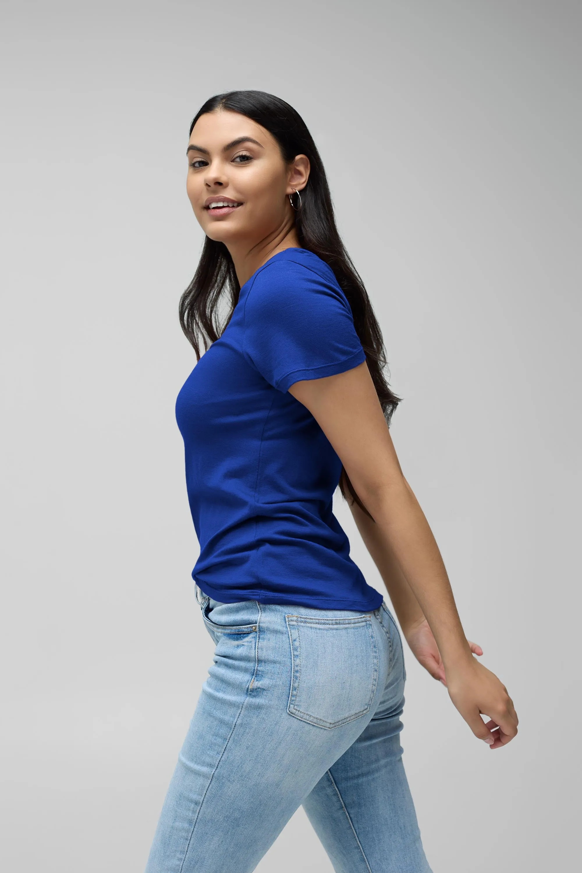 Women's Merino Crew Neck T-Shirt