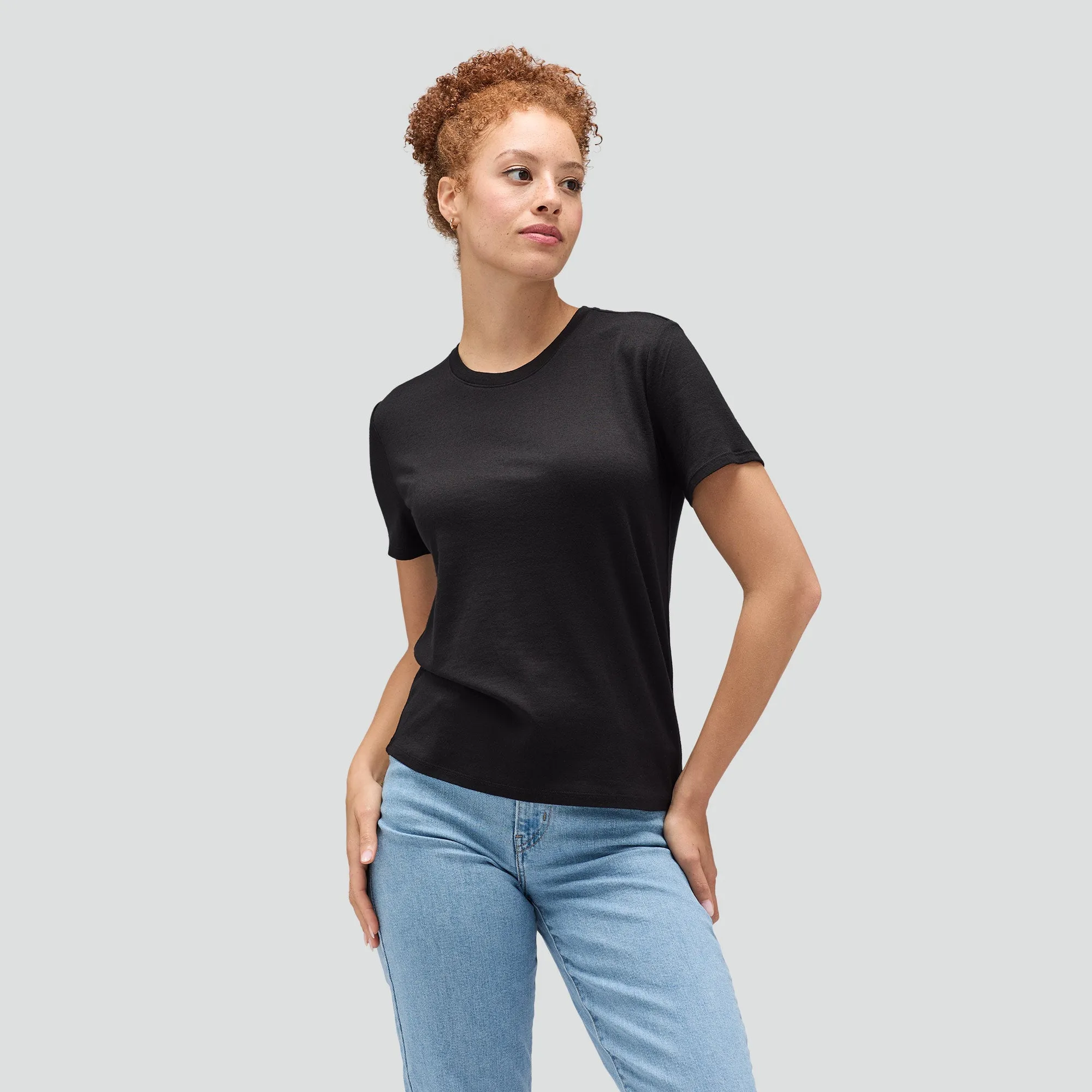 Women's Merino Crew Neck T-Shirt