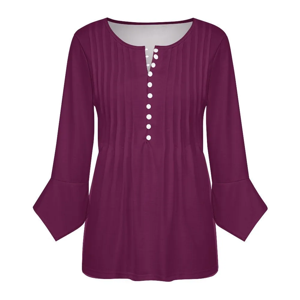 Women's Ruffled Petal Sleeve Top Women's ruffled petal sleeve top